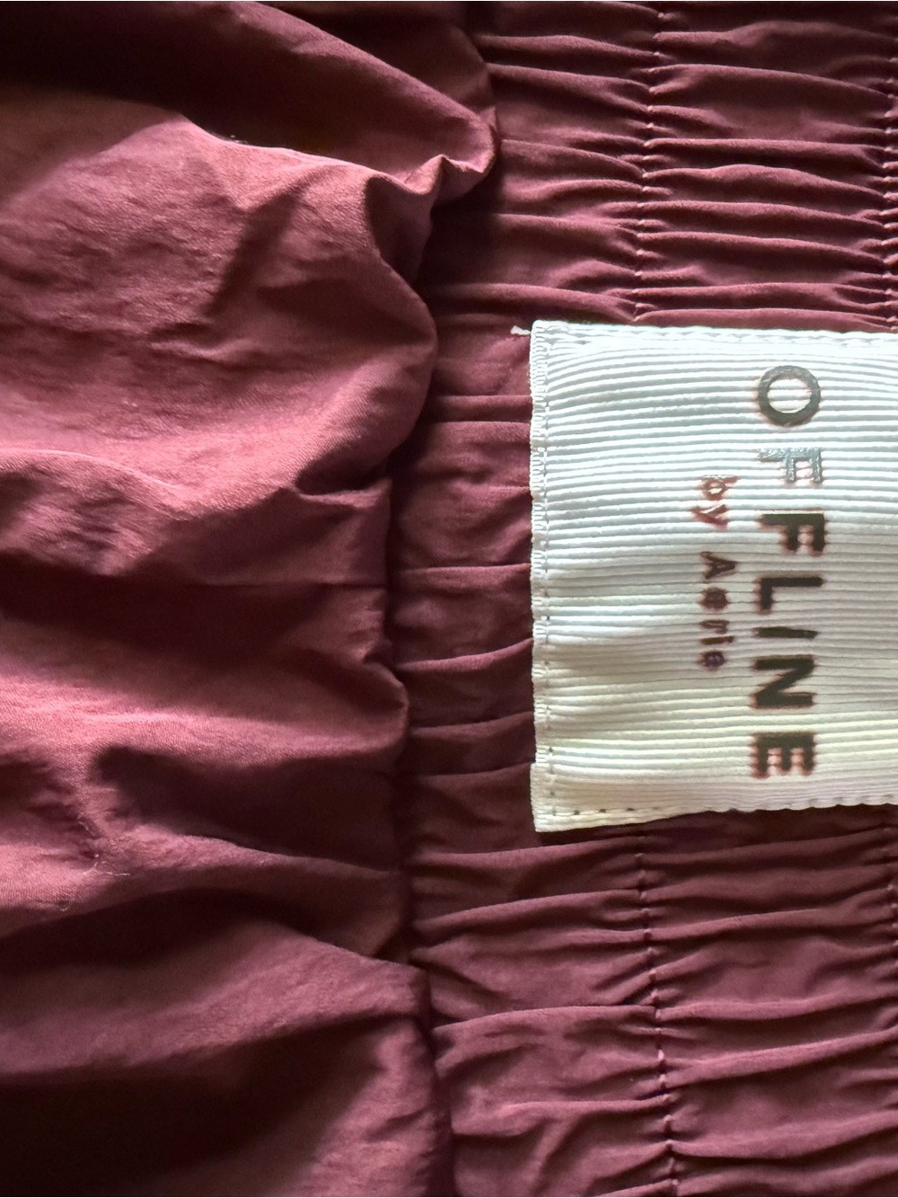 Women’s Offline by Aerie the hugger burgundy active shorts size medium - Picture 5 of 8
